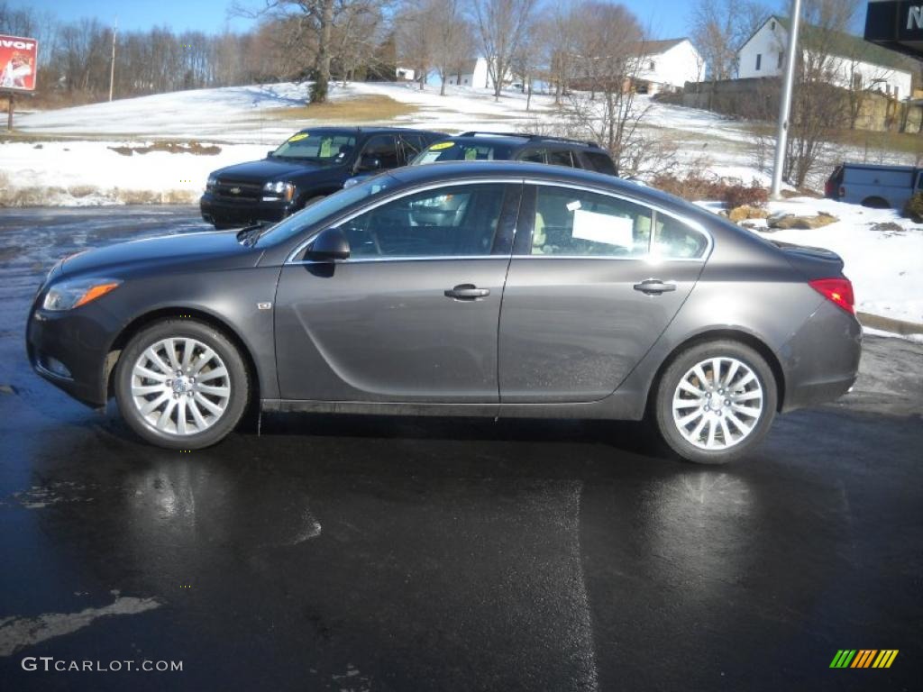 Granite Gray Metallic 2011 Buick Regal CXL Turbo Exterior Photo #44760224