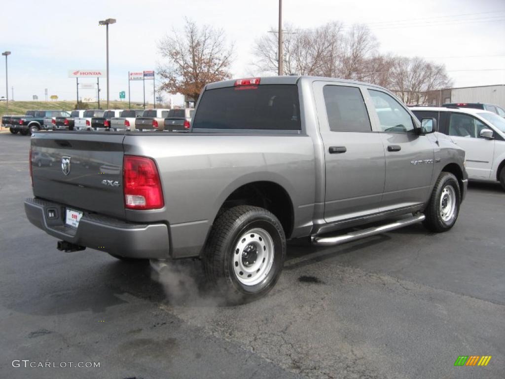 2011 Ram 1500 ST Crew Cab 4x4 - Mineral Gray Metallic / Dark Slate Gray/Medium Graystone photo #5