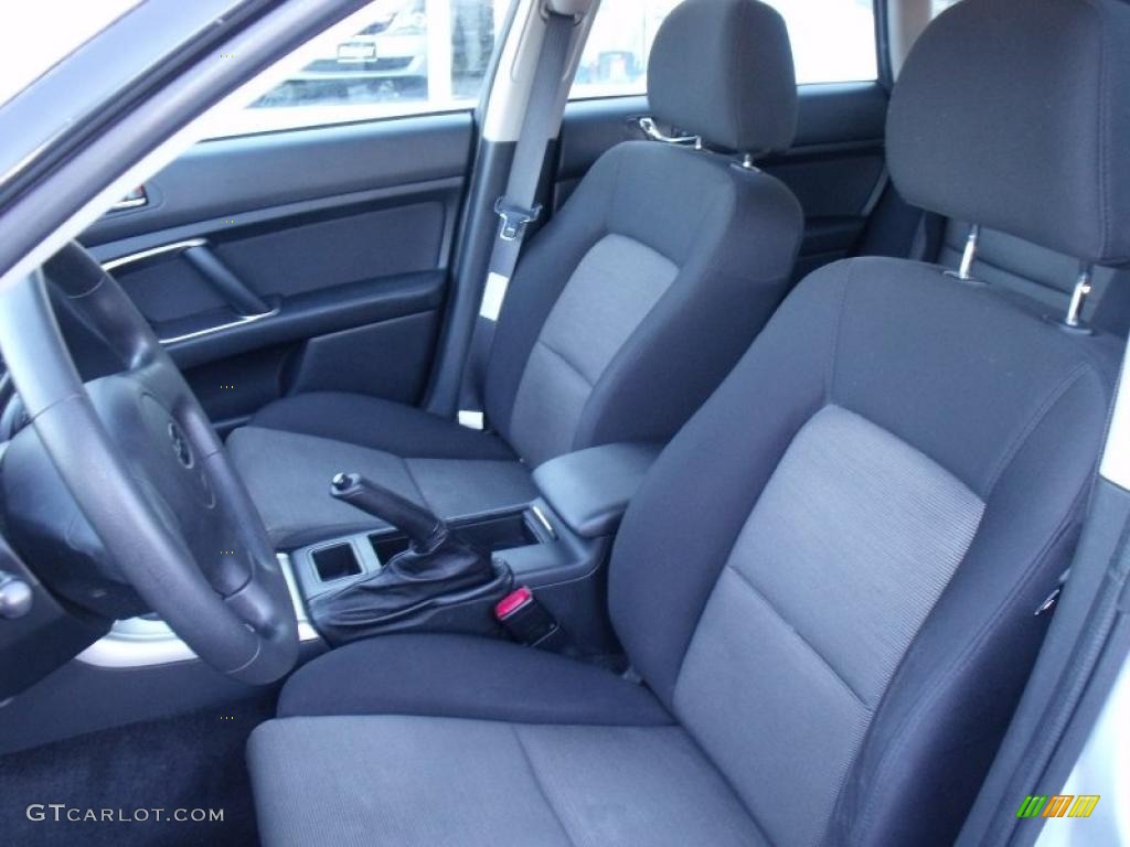 Charcoal Tweed Cloth Interior 2005 Subaru Legacy 2.5i Wagon Photo #44761079