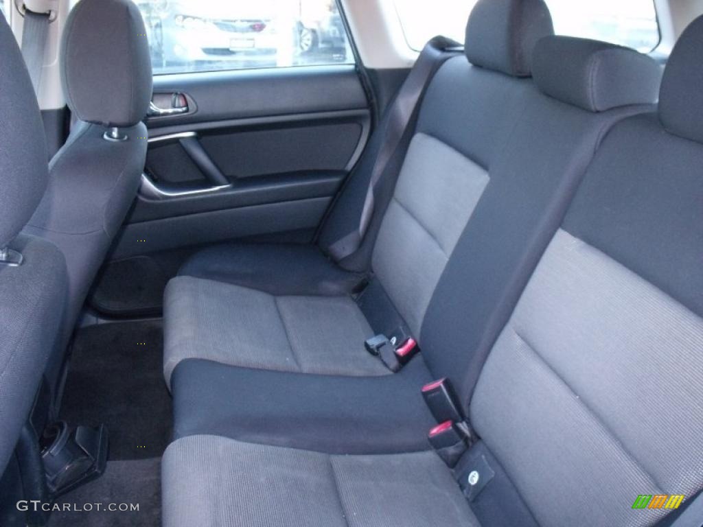Charcoal Tweed Cloth Interior 2005 Subaru Legacy 2.5i Wagon Photo #44761103