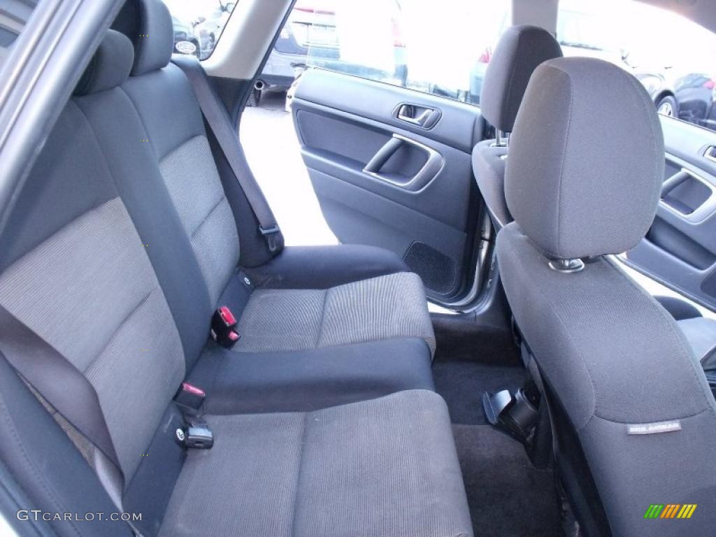 Charcoal Tweed Cloth Interior 2005 Subaru Legacy 2.5i Wagon Photo #44761147