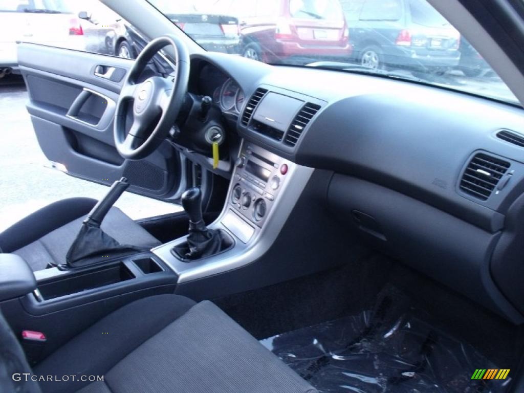 Charcoal Tweed Cloth Interior 2005 Subaru Legacy 2.5i Wagon Photo #44761163