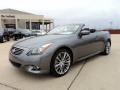 Graphite Shadow 2011 Infiniti G 37 Convertible Exterior
