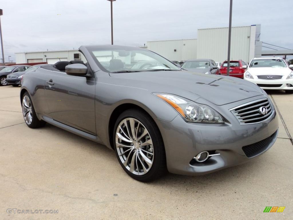 Graphite Shadow 2011 Infiniti G 37 Convertible Exterior Photo #44761856