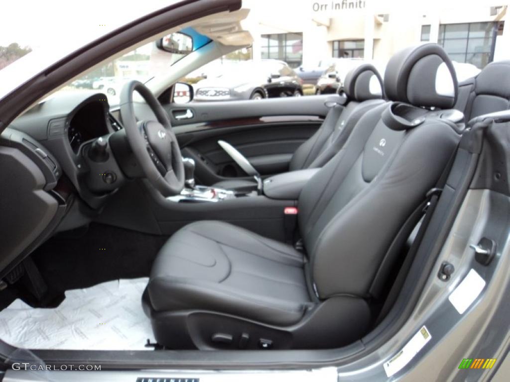 Graphite Interior 2011 Infiniti G 37 Convertible Photo #44761936