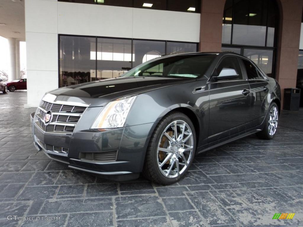 Thunder Gray ChromaFlair 2011 Cadillac CTS 3.0 Sedan Exterior Photo #44762972