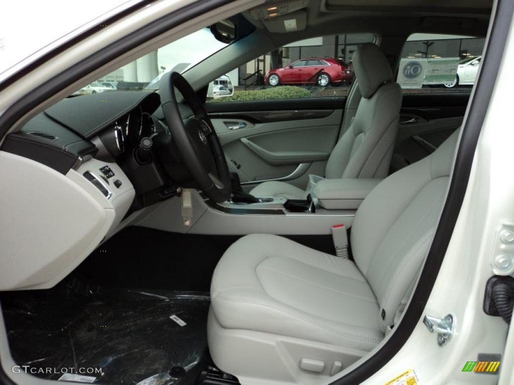 Light Titanium/Ebony Interior 2011 Cadillac CTS 3.0 Sedan Photo #44763470