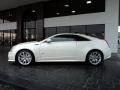 White Diamond Tricoat 2011 Cadillac CTS -V Coupe Exterior