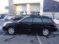 2008 Obsidian Black Pearl Subaru Outback 2.5i Wagon  photo #2