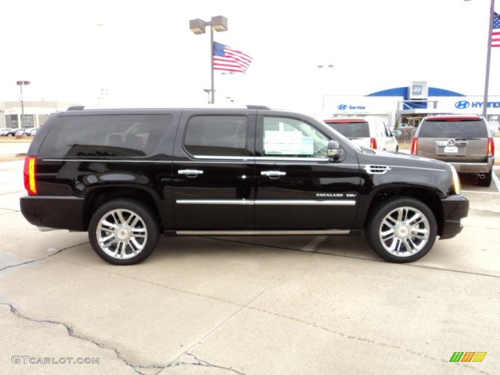 Black Raven 2011 Cadillac Escalade ESV Platinum Exterior Photo #44763624