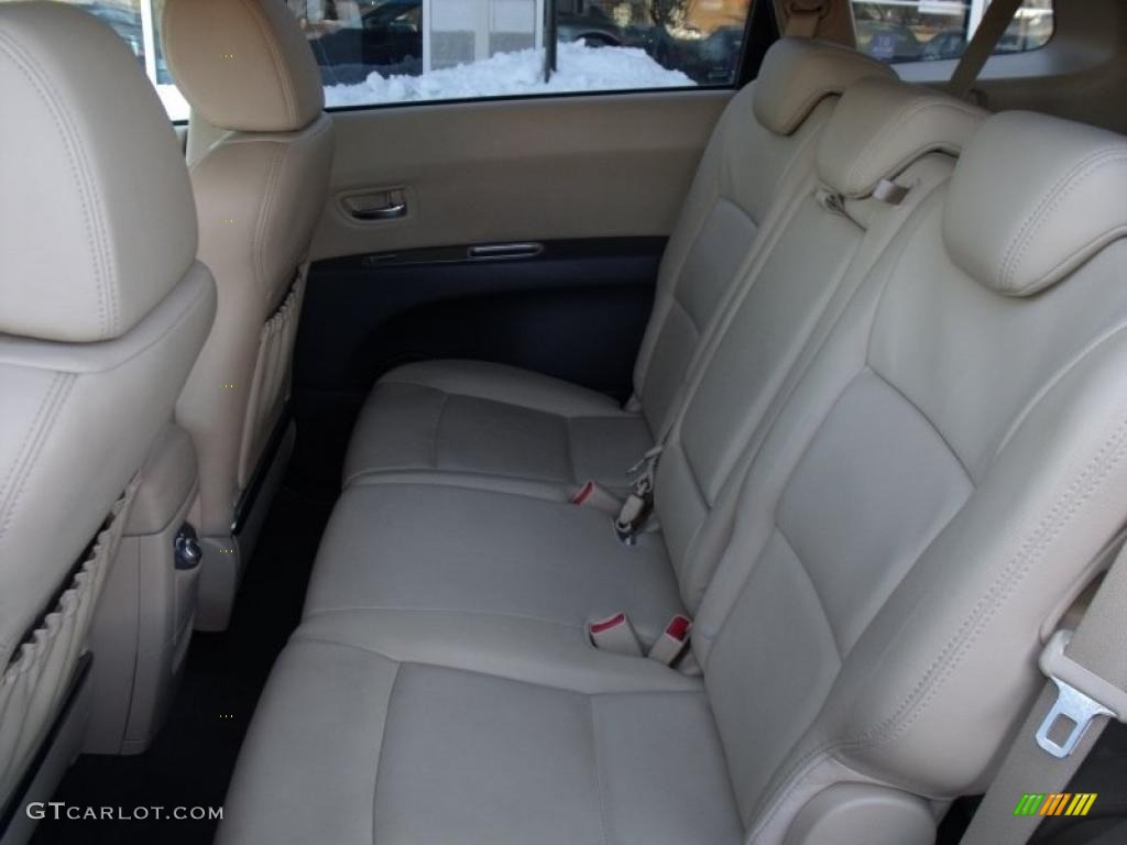 Desert Beige Interior 2008 Subaru Tribeca Limited 7 Passenger Photo #44764480