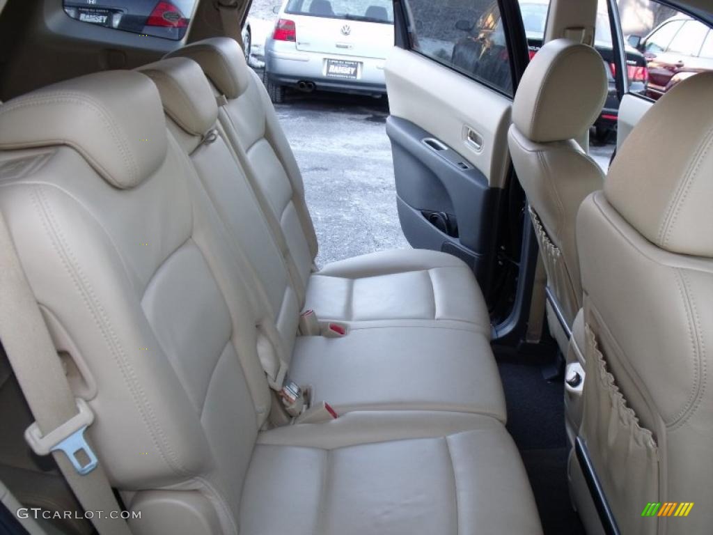 Desert Beige Interior 2008 Subaru Tribeca Limited 7 Passenger Photo #44764532