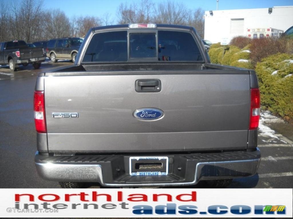 2005 F150 XLT SuperCrew 4x4 - Dark Shadow Grey Metallic / Medium Flint Grey photo #7