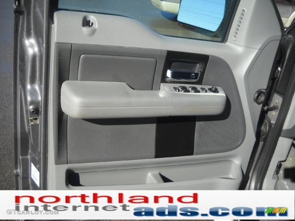 2005 F150 XLT SuperCrew 4x4 - Dark Shadow Grey Metallic / Medium Flint Grey photo #9