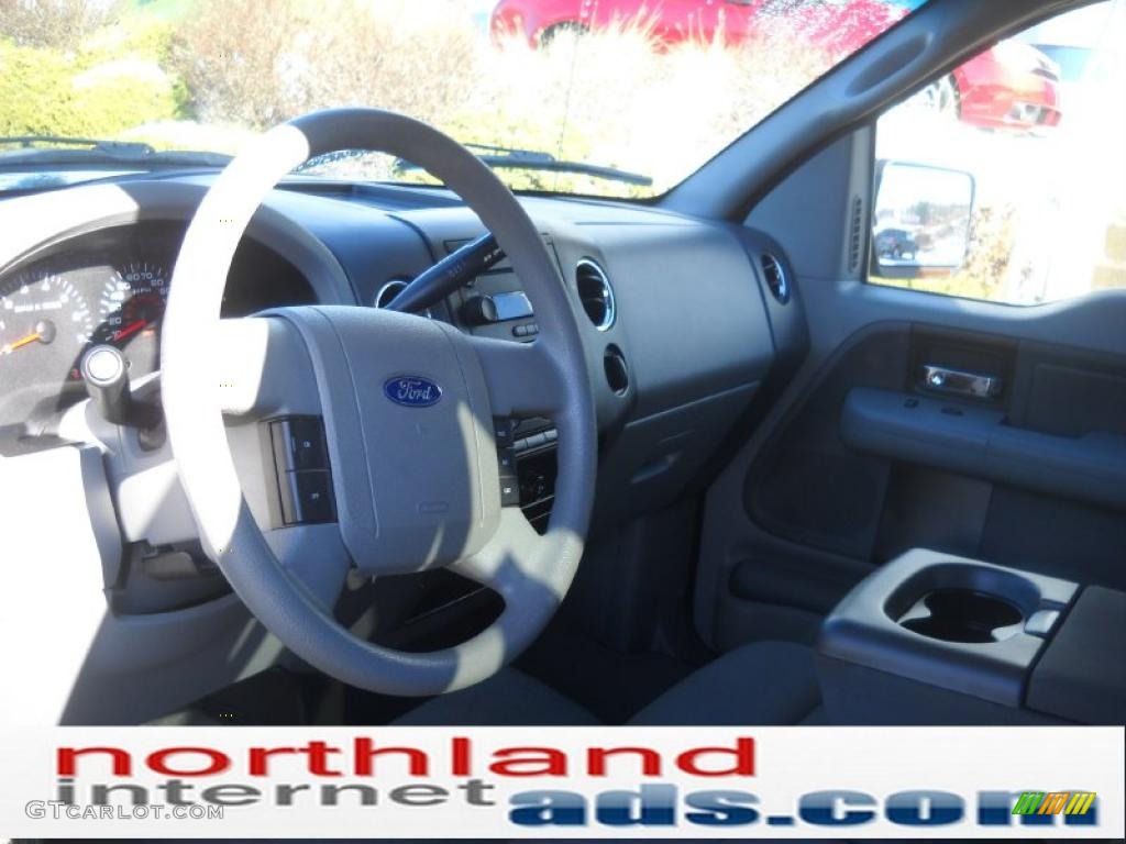 2005 F150 XLT SuperCrew 4x4 - Dark Shadow Grey Metallic / Medium Flint Grey photo #10