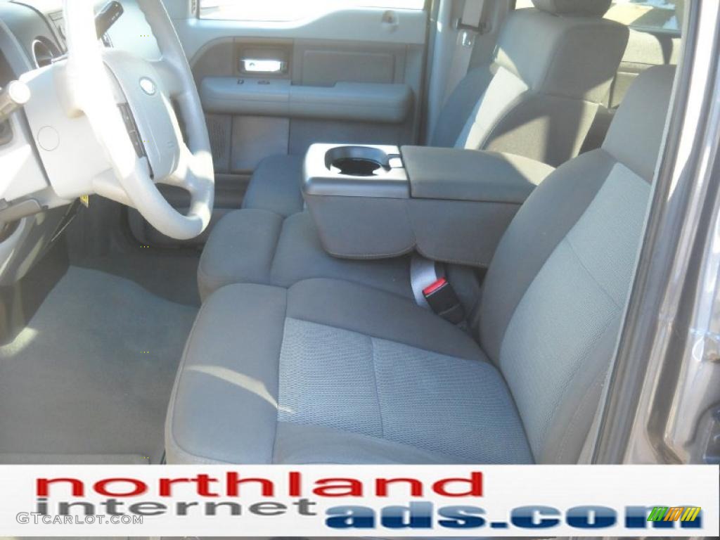 2005 F150 XLT SuperCrew 4x4 - Dark Shadow Grey Metallic / Medium Flint Grey photo #11