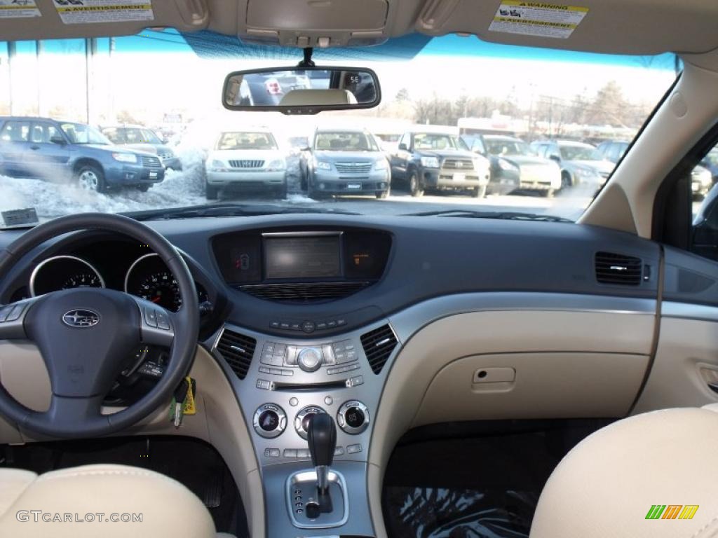 2008 Subaru Tribeca Limited 7 Passenger Desert Beige Dashboard Photo #44764657