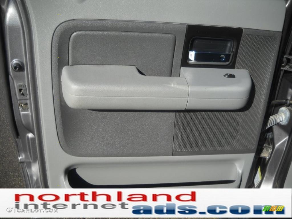 2005 F150 XLT SuperCrew 4x4 - Dark Shadow Grey Metallic / Medium Flint Grey photo #13