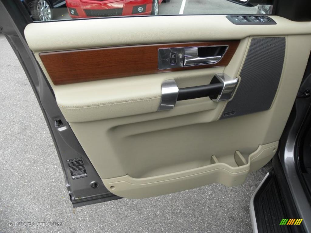 2010 Land Rover LR4 HSE Almond/Nutmeg Door Panel Photo #44767797