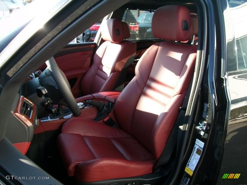 Indianapolis Red Interior 2008 BMW M5 Sedan Photo #44769860