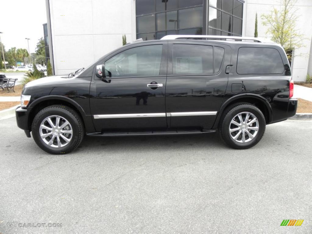 Liquid Onyx Black 2010 Infiniti QX 56 Exterior Photo #44769970