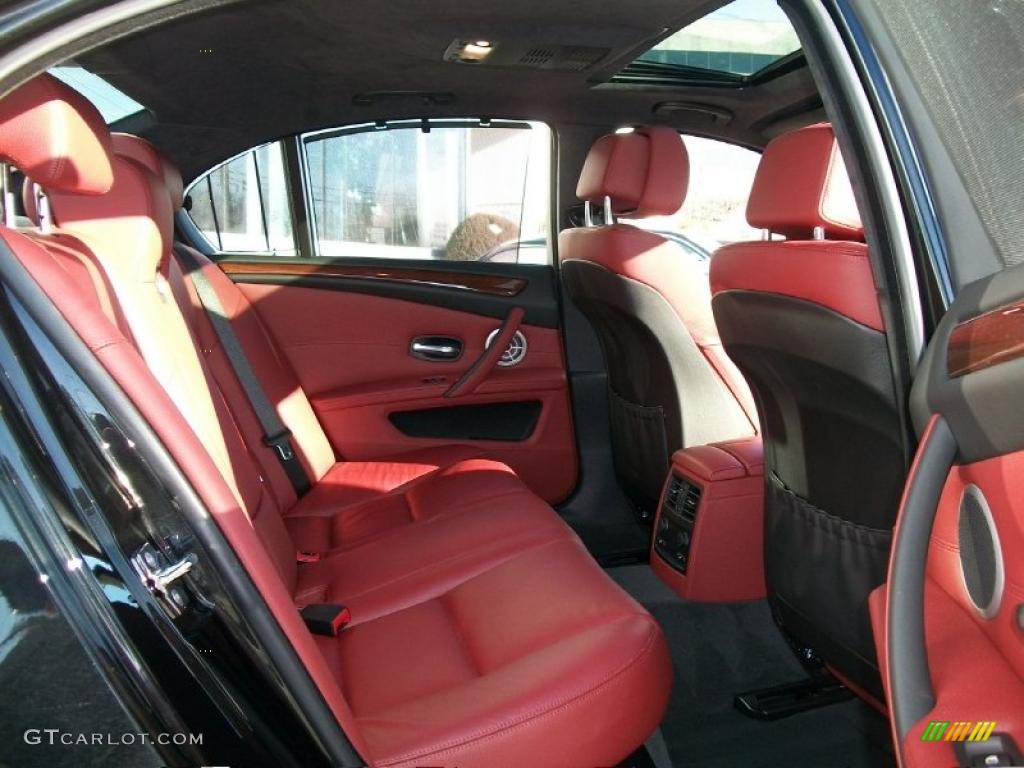 Indianapolis Red Interior 2008 BMW M5 Sedan Photo #44770069