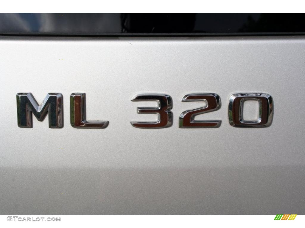 2002 ML 320 4Matic - Brilliant Silver Metallic / Ash photo #93
