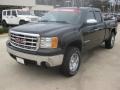 2008 Onyx Black GMC Sierra 1500 SLE Extended Cab 4x4  photo #1