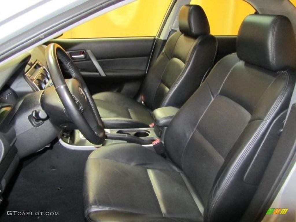 Black Interior 2008 Mazda MAZDA6 i Sport Sedan Photo #44771661