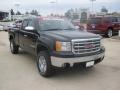 2008 Onyx Black GMC Sierra 1500 SLE Extended Cab 4x4  photo #7