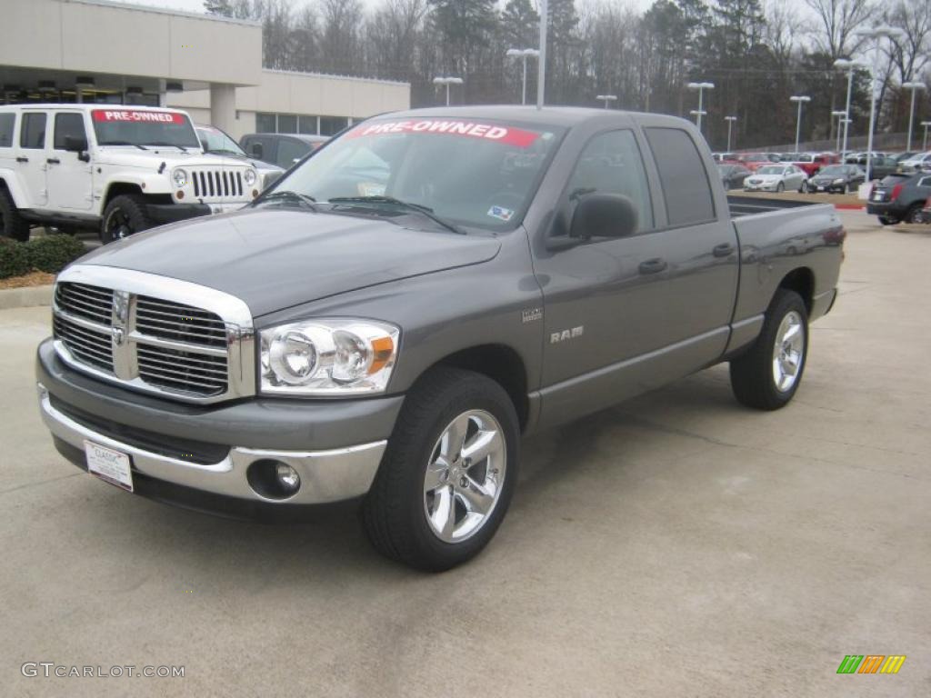 2008 Ram 1500 Lone Star Edition Quad Cab - Mineral Gray Metallic / Medium Slate Gray photo #1