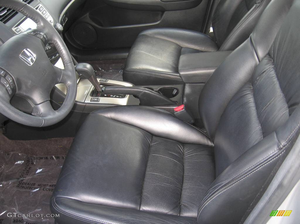 2006 Accord EX-L Sedan - Alabaster Silver Metallic / Black photo #10