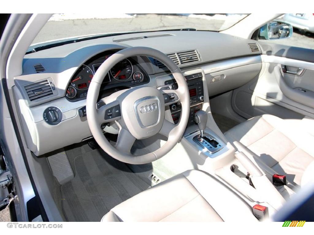 2008 A4 2.0T quattro Sedan - Light Silver Metallic / Light Gray photo #14