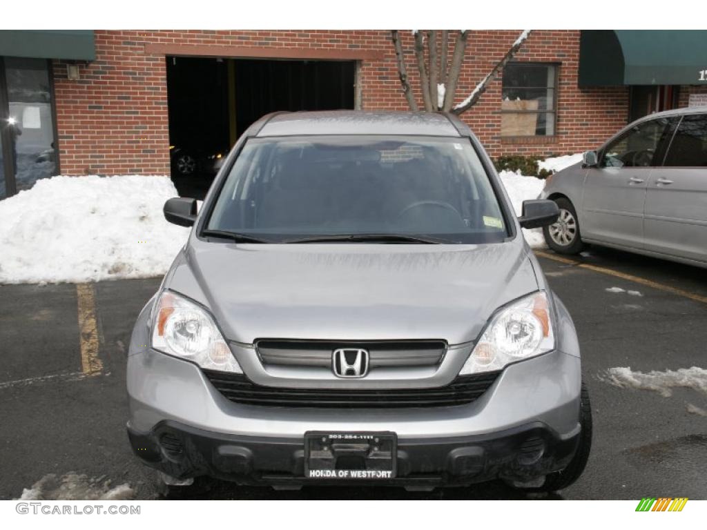 2007 CR-V LX 4WD - Whistler Silver Metallic / Black photo #2