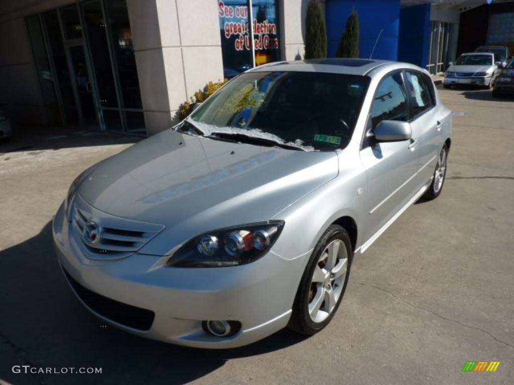 Titanium Gray Metallic 2004 Mazda MAZDA3 s Hatchback Exterior Photo #44774997