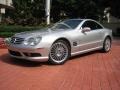 Brilliant Silver Metallic 2003 Mercedes-Benz SL 55 AMG Roadster Exterior