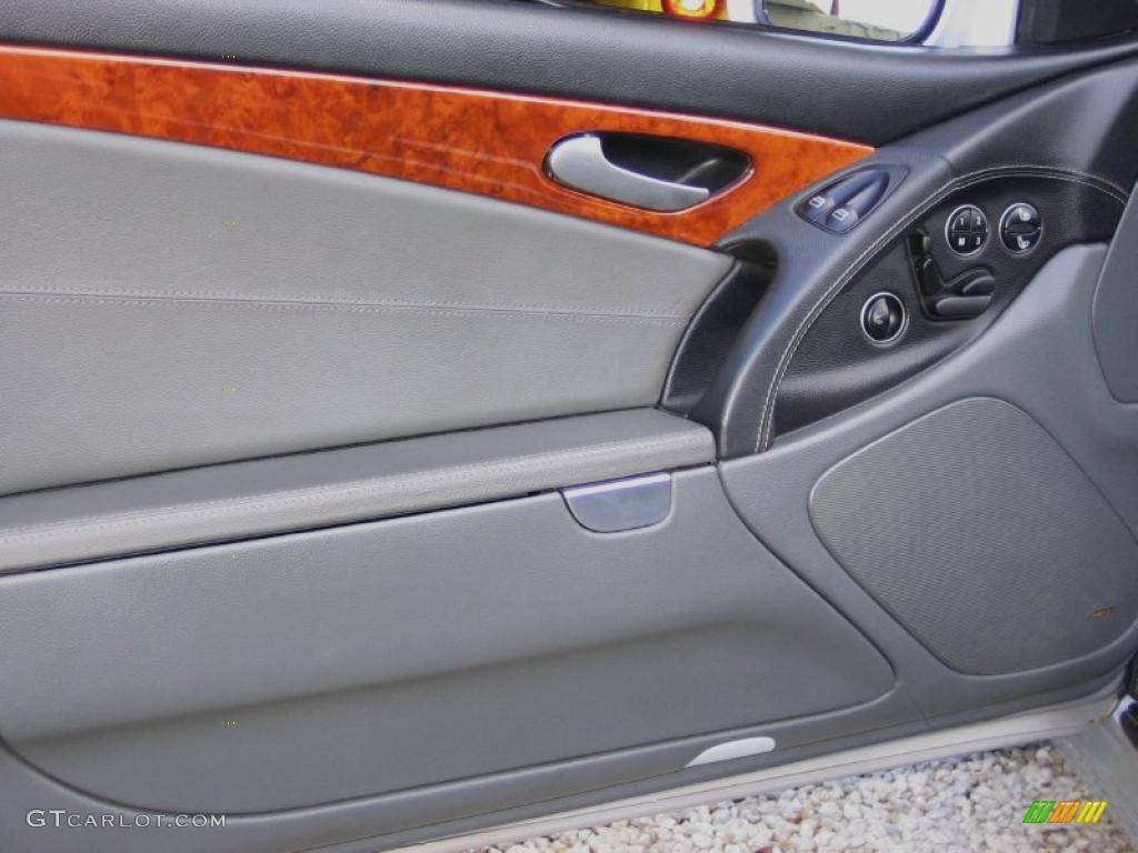 2003 Mercedes-Benz SL 55 AMG Roadster Charcoal Door Panel Photo #44775529
