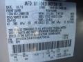 UX: Ingot Silver Metallic 2011 Ford Edge Sport Color Code