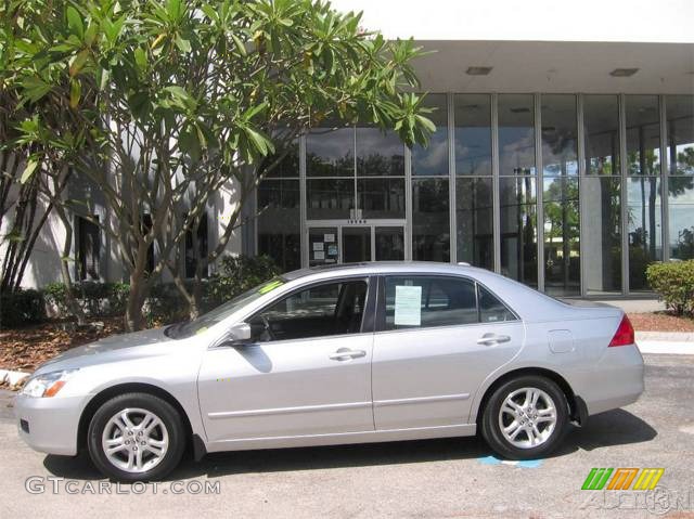 2006 Accord EX-L Sedan - Alabaster Silver Metallic / Black photo #22