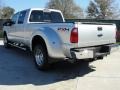 2011 Ingot Silver Metallic Ford F350 Super Duty Lariat Crew Cab 4x4 Dually  photo #5