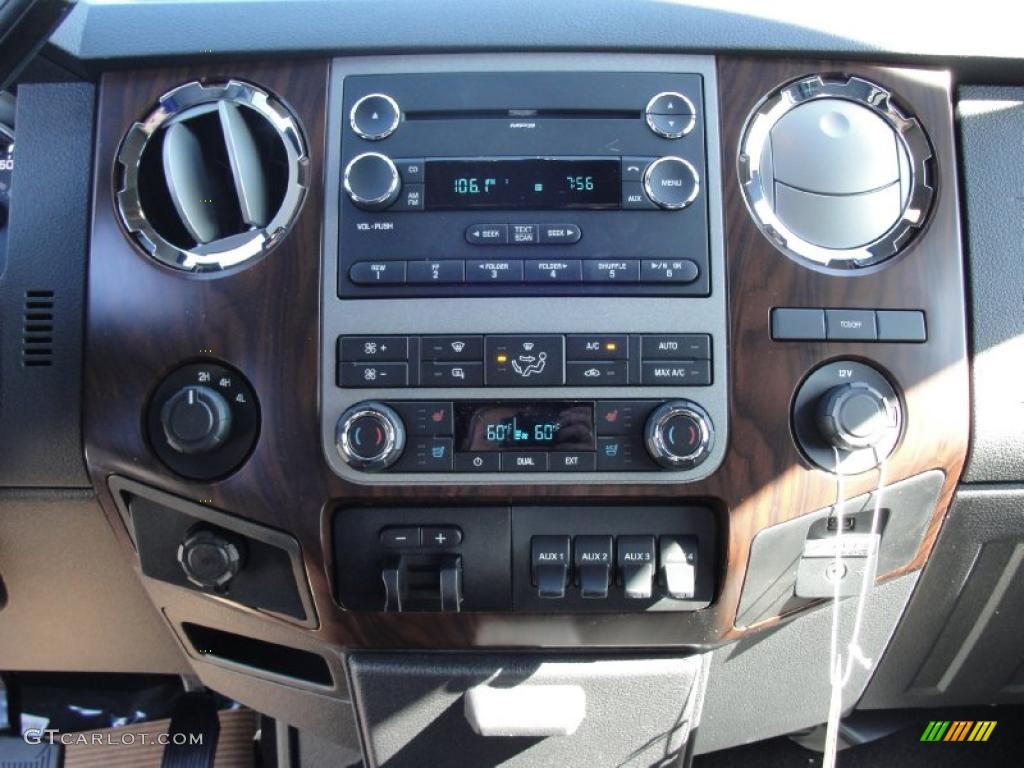 2011 Ford F350 Super Duty Lariat Crew Cab 4x4 Dually Controls Photo #44779746