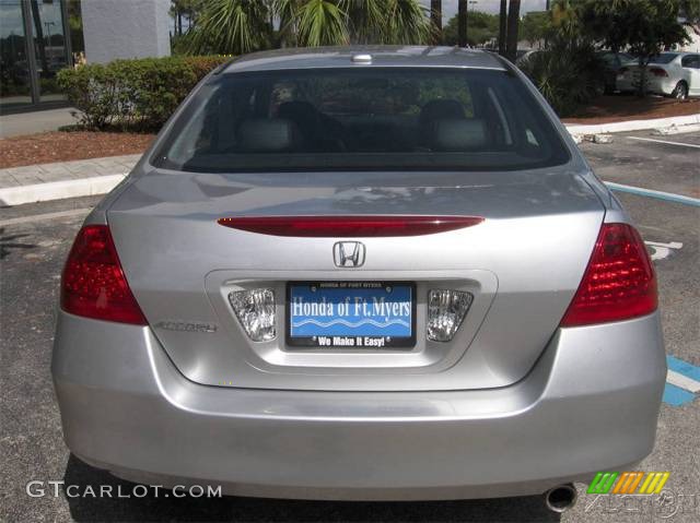 2006 Accord EX-L Sedan - Alabaster Silver Metallic / Black photo #25