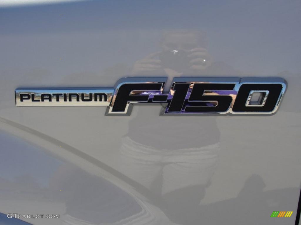 2011 F150 Platinum SuperCrew - White Platinum Metallic Tri-Coat / Sienna Brown/Black photo #11