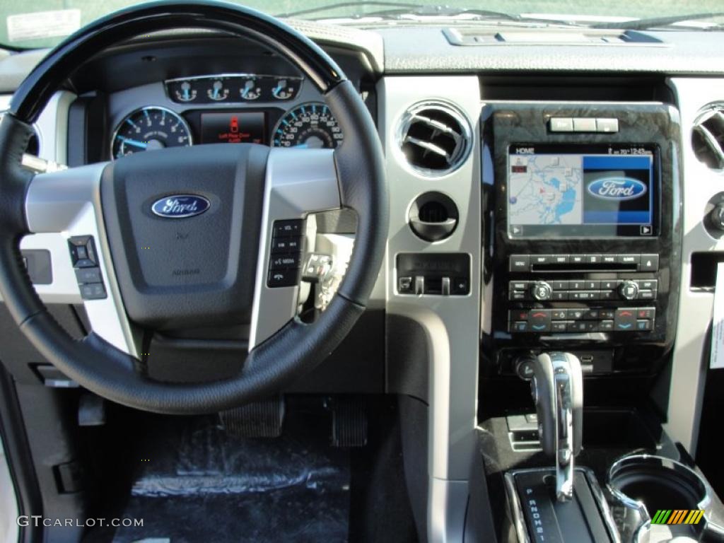 2011 Ford F150 Platinum SuperCrew Sienna Brown/Black Dashboard Photo #44780746