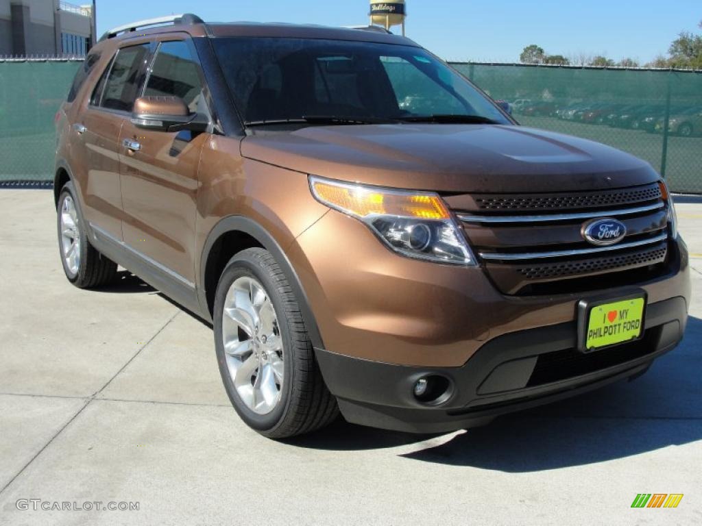 Golden Bronze Metallic Ford Explorer