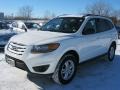 2010 Pearl White Hyundai Santa Fe GLS 4WD  photo #1