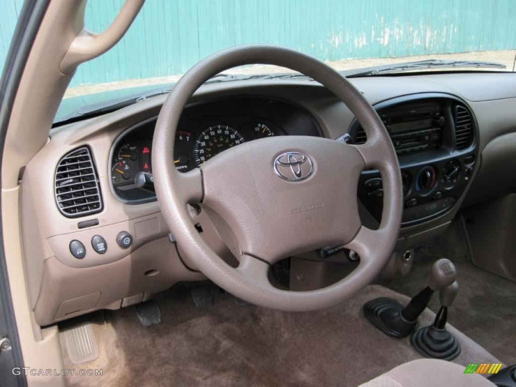 2003 Tundra SR5 Access Cab 4x4 - Phantom Gray Pearl / Oak photo #12