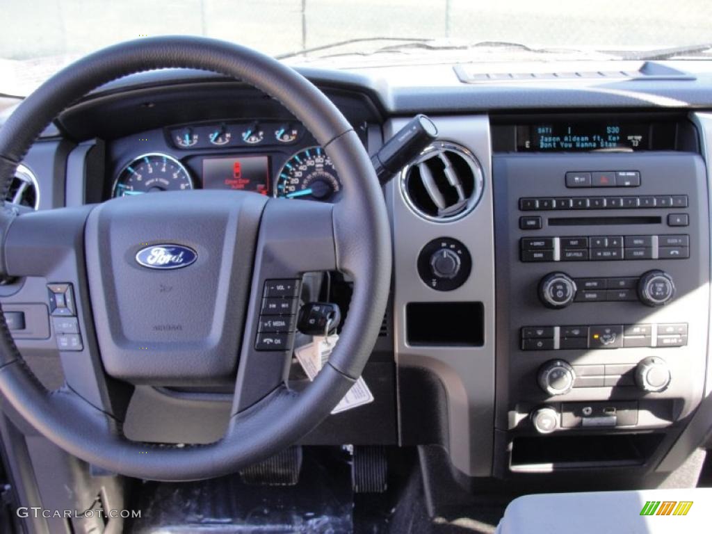 2011 Ford F150 Texas Edition SuperCrew 4x4 Steel Gray Dashboard Photo #44782054