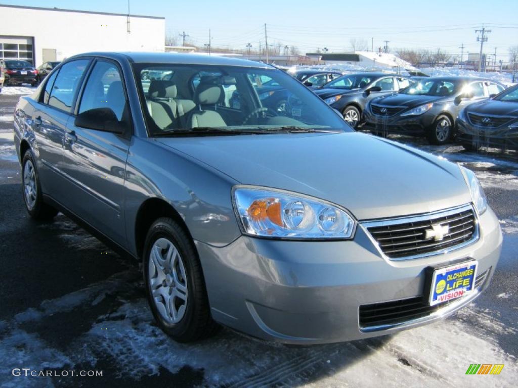 2007 Malibu LS Sedan - Golden Pewter Metallic / Titanium Gray photo #16