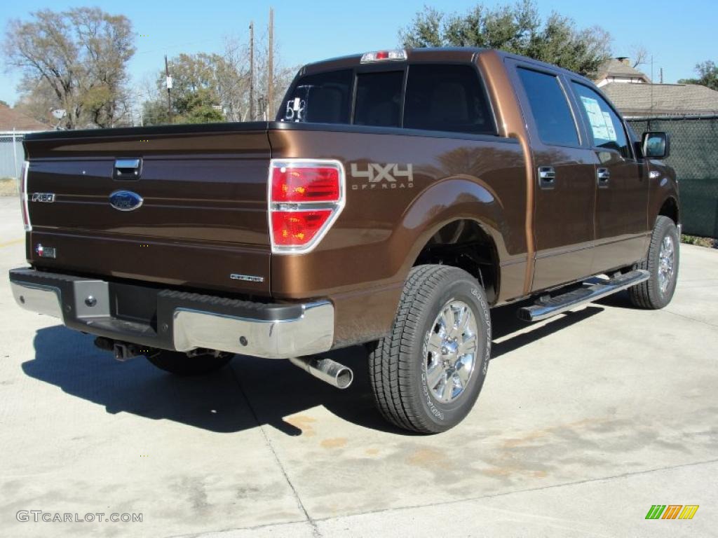 2011 F150 Texas Edition SuperCrew 4x4 - Golden Bronze Metallic / Pale Adobe photo #3